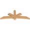 Ekena Millwork Alberta Smooth Timber Gable Bracket, Western Red Cedar, 72"W x 30"H x 3 1/2"D x 5 1/2"F, 10/12 Pitch GBW072X30X0406ALB00SWR - alternate 3